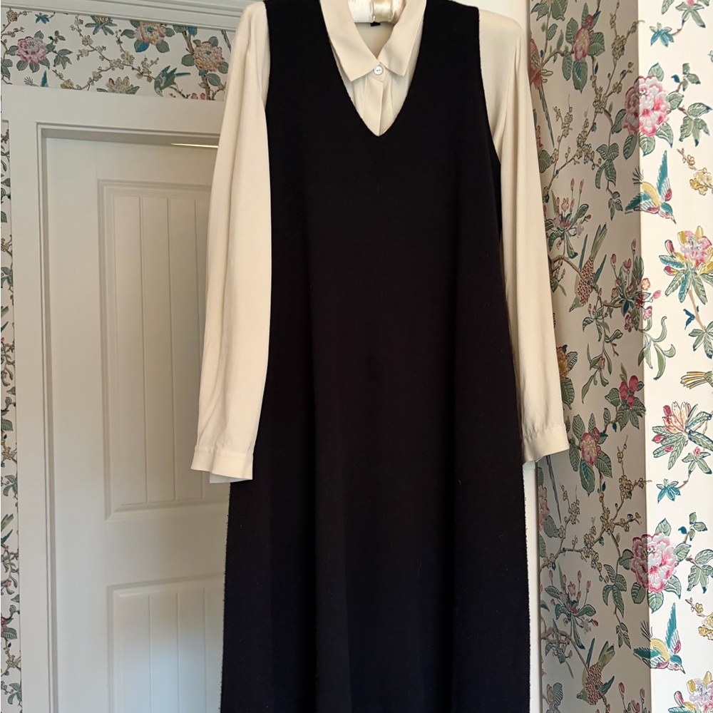 Eileen Fisher Black Sleeveless Dress